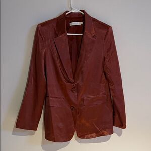 Astr Rose Brown Blazer